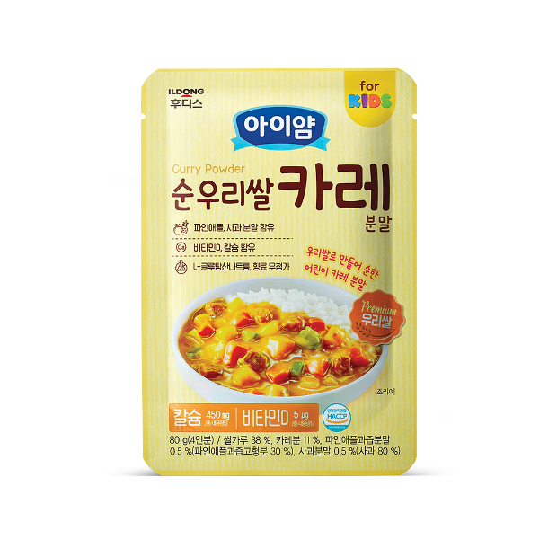 [아이얌] 순 우리쌀 카레 80g
